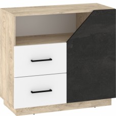 Kumode PAX 90 1D2S, Ozols/Balts/Melns